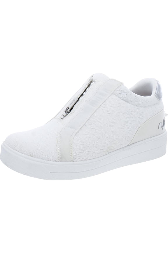 Women's Vibe Wedge Sneaker Brilliant White 7.5W