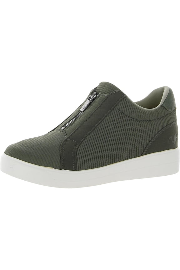 Women's Vibe Wedge Sneaker Alpine Green 9M