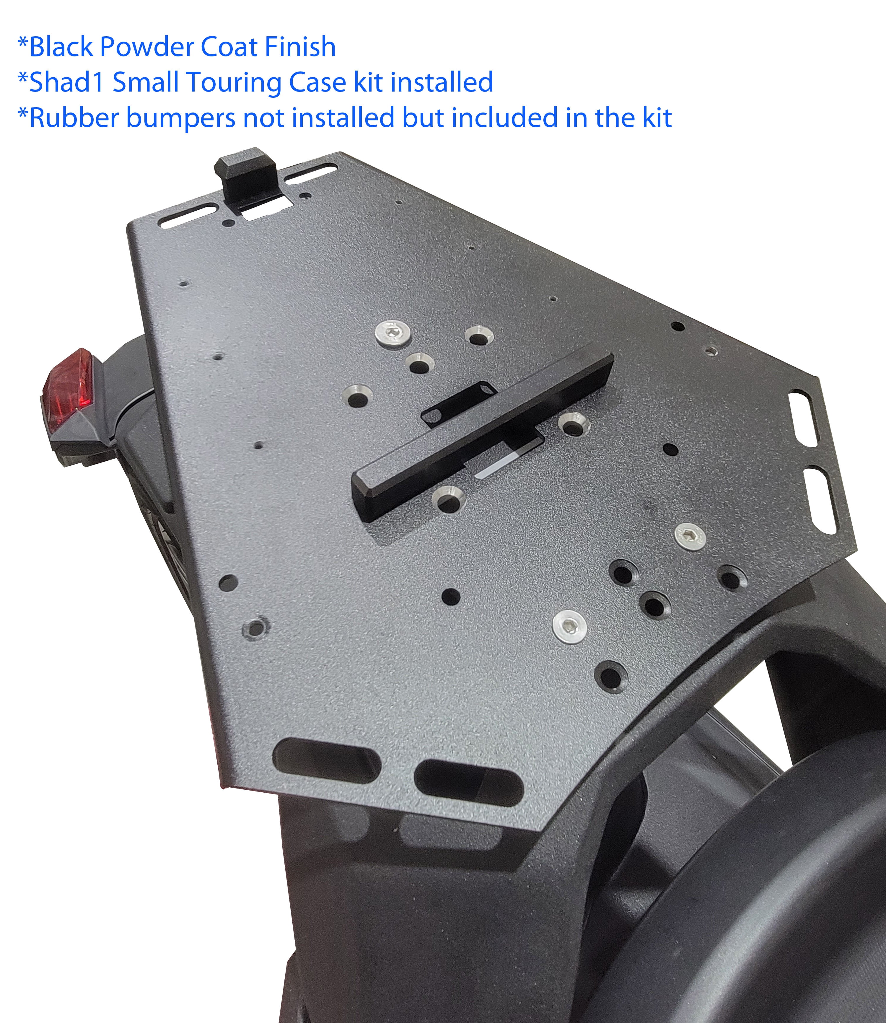 Ryker Luggage Rack with Kit for Shad Small Cases Black Finish for Max ...