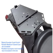 Ryker Luggage Rack with mounts for Medium Shad Top Touring Cases Black for Max Mounts