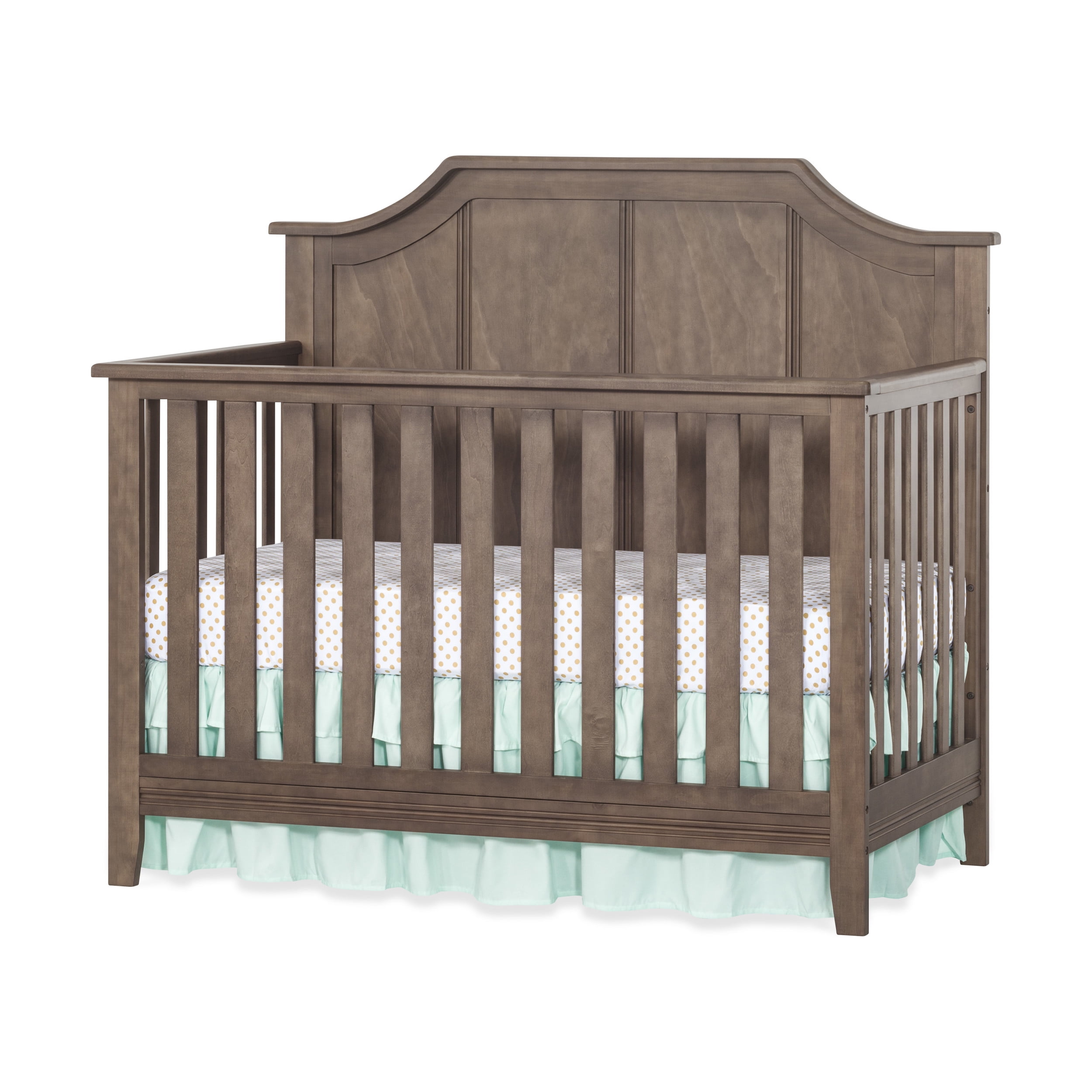 Child Craft Rylan 4-in-1 Convertible Baby Crib, Cocoa Bean, Adjustable