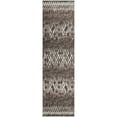 thumbnail image 1 of Rylee Indoor/Outdoor Brown 2'3" x 7'6" Non-Skid Runner Rug, 1 of 5