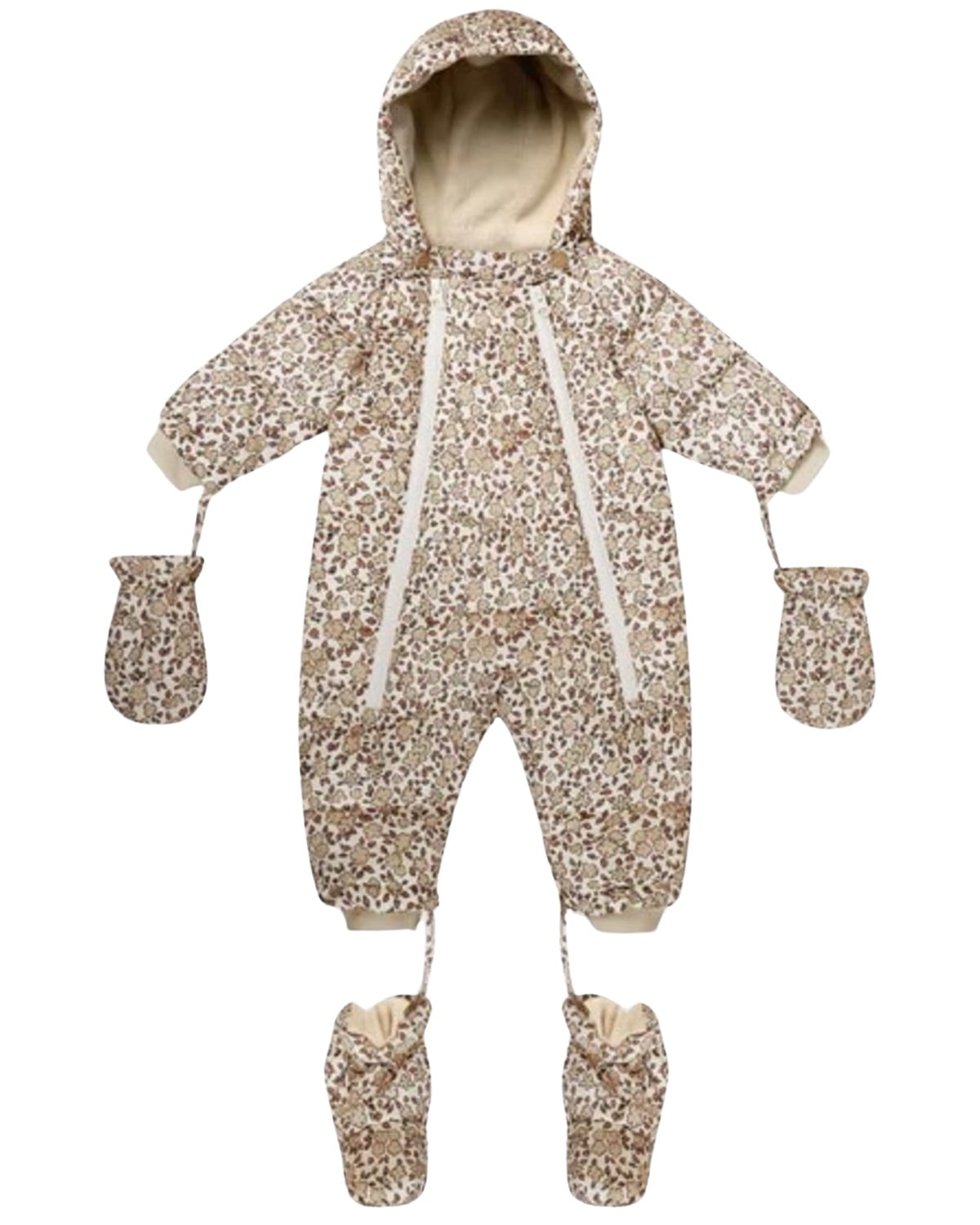KIDS REVERSIBLE PUFFER WITH REMOVABLE FUR TRIM  12-14 SNOW WHISPERS main image 1