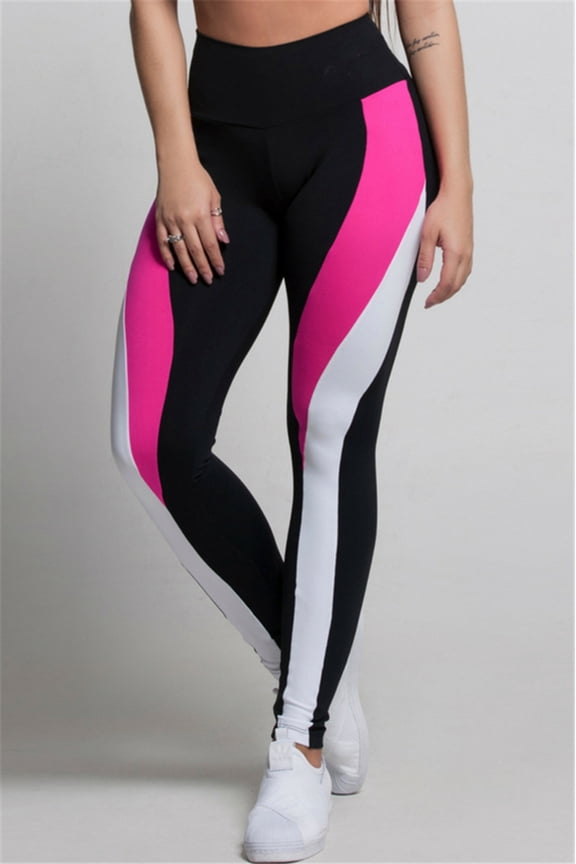 Rylee high waist splice stretch yoga pants leggings