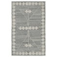 thumbnail image 1 of Rylie 2 x 3 Indoor Outdoor Area Rug Polyester Gray Diamond Pattern- Saltoro Sherpi, 1 of 5