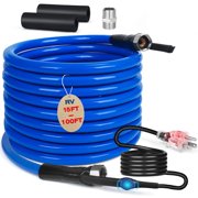 Rylpoint 75FT Heated Water Hose for RV,Heated Drinking Water Hose with Thermostat,Lead and BPA Free,1/2"Inner Diameter,Temperatures Down to -40 F Self-Regulating,Blue Appearance