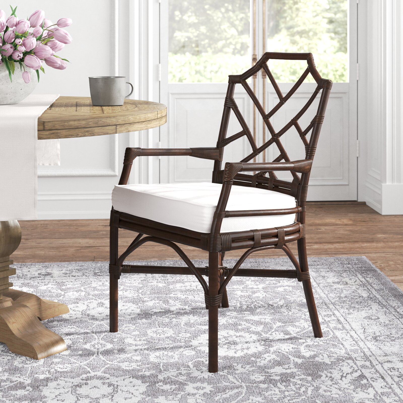 Cross back rattan dining chairs new arrivals