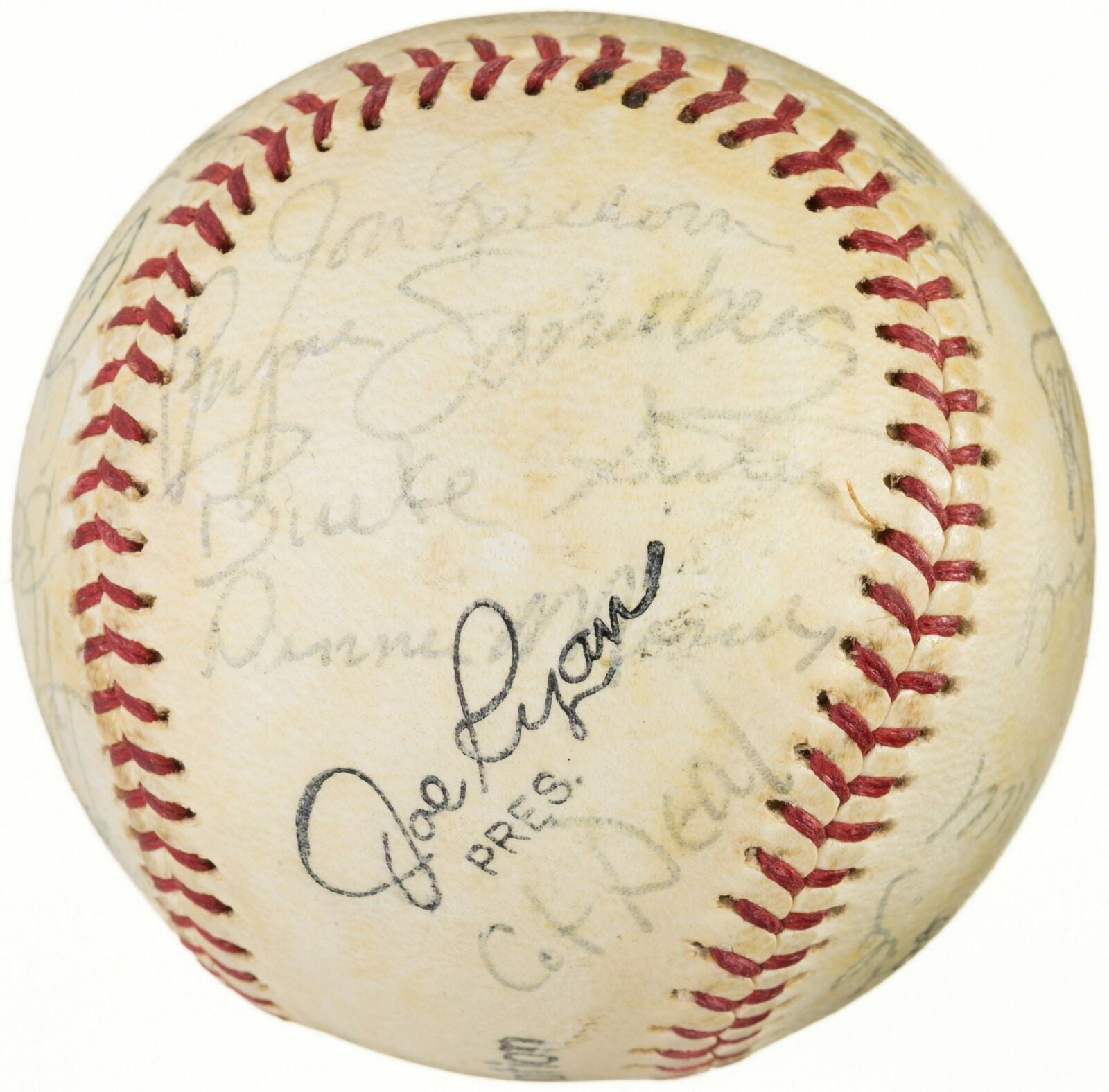 Ryne Sandberg Pre Rookie 1981 Oklahoma City 89ers Team Signed Baseball JSA COA