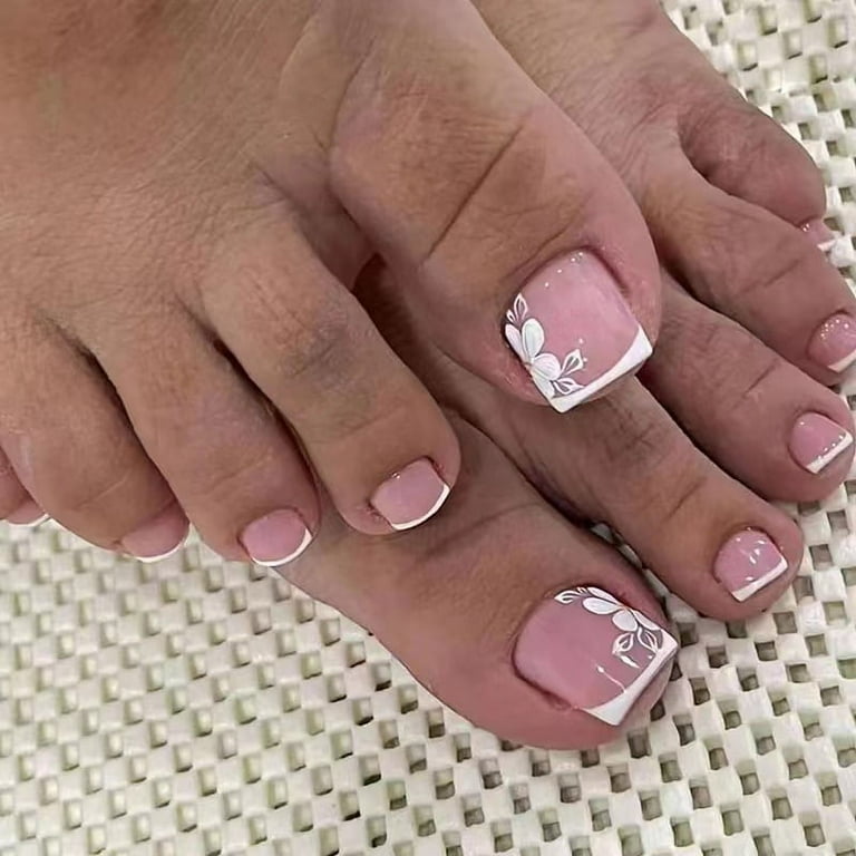 French toenails