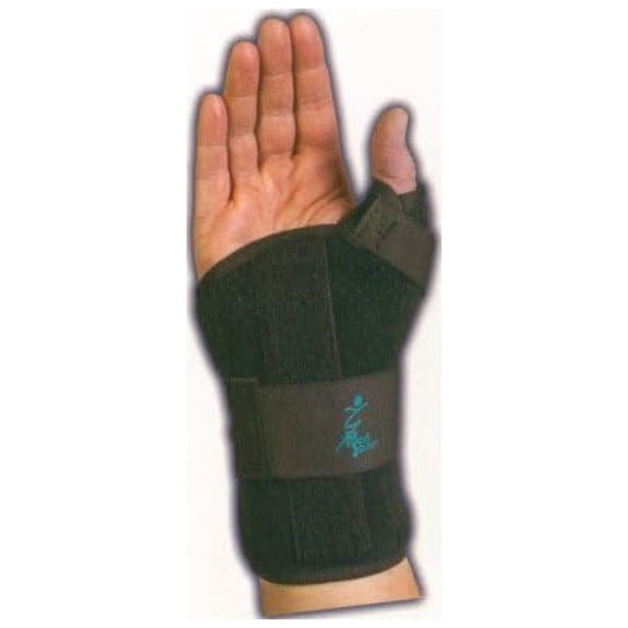 Ryno Lacer Wrist Support Short, Black, Small Left