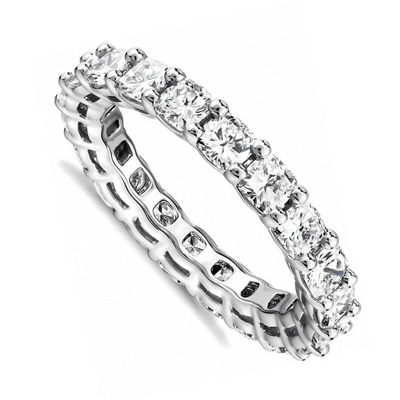 Rynsito 14K Gold Plated Rings with Cubic Zirconia, Stackable Ring for Women, Wedding Band Statement Rings