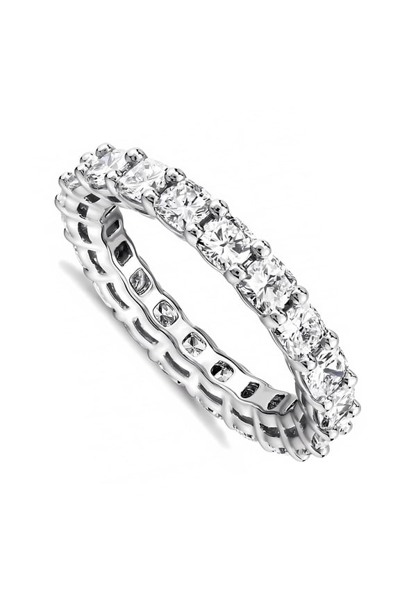 14K Gold Plated Rings with Cubic Zirconia, Stackable Ring for Women, Wedding Band Statement Rings
