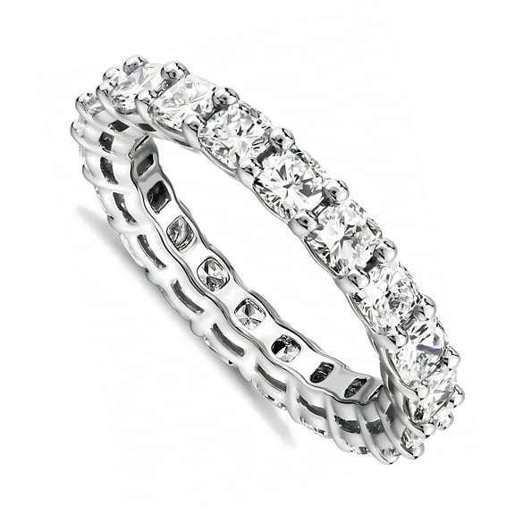 Rynsito 14K Gold Plated Rings with Cubic Zirconia, Stackable Ring for Women, Wedding Band Statement Rings