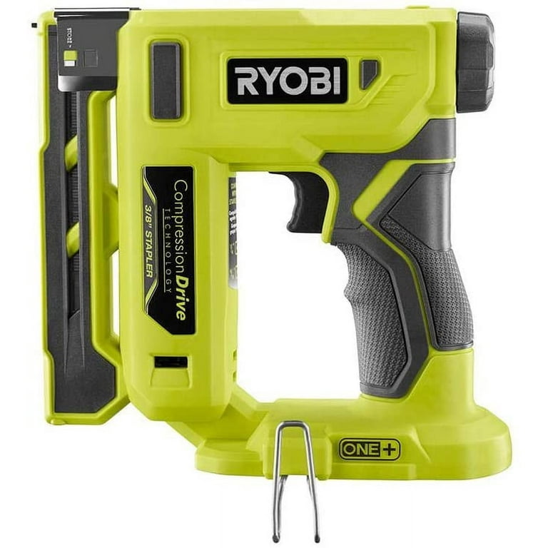 Ryobi 18 Volt ONE Cordless Compression Drive Crown Stapler with Power Attachments P317 Walmart