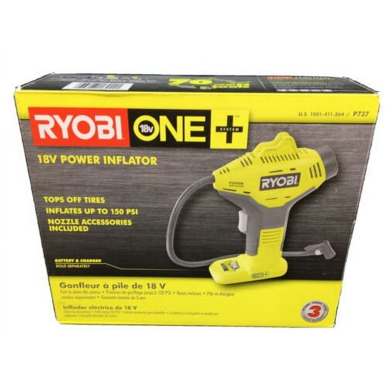 RYOBI ONE+ 18V Cordless High Volume Power Inflator Kit with 1.3 Ah Bat –  Cleveland Bargain Warehouse