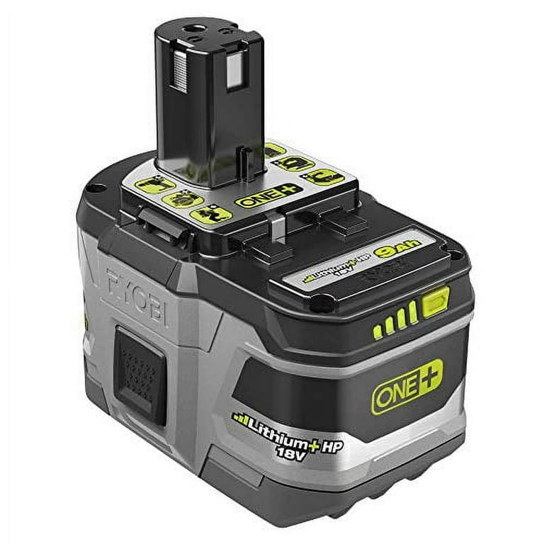 18-Volt ONE+ Lithium-Ion 9.0 Ah LITHIUM+ HP High Capacity Battery 18-Volt ONE+ Lithium-Ion 9.0 Ah LITHIUM+ HP High Capacity Battery