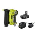 thumbnail image 1 of Ryobi 18V ONE+ 18 Gauge Cordless Brad Nailer Kit (Includes: P320 Brad Nailer, P102 Lithium-ion Battery Pack, P118b Charger), 1 of 5
