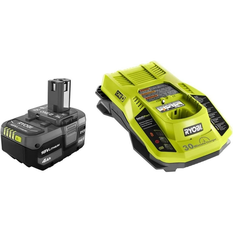 Ryobi 18V One 4.0AH High Performance Battery and Charger Starter Kit Walmart