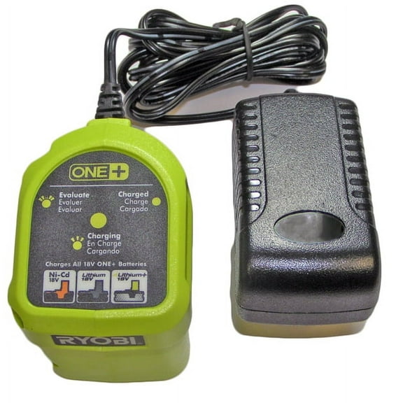 Ryobi 18v One+ Li-on & Ni-cad Replacement Slow Charger # 140106007