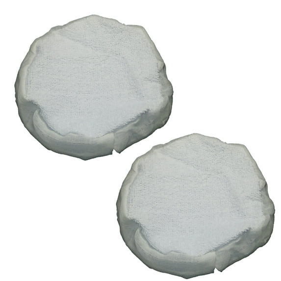 Ryobi 2 Pack of 6 Inch OEM Replacement Cloth Bonnets - 019011001011-2PK