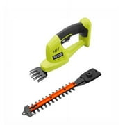 Ryobi 8 18 Volt Battery Powered Power Hedge Trimmer, 2-in-1 Shear/Shrubber Tool