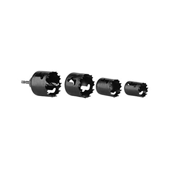 Ryobi, A10HS09 5-Piece, Carbon Hole Saw Set - Durable High-Speed Steel Bits for Precision Drilling