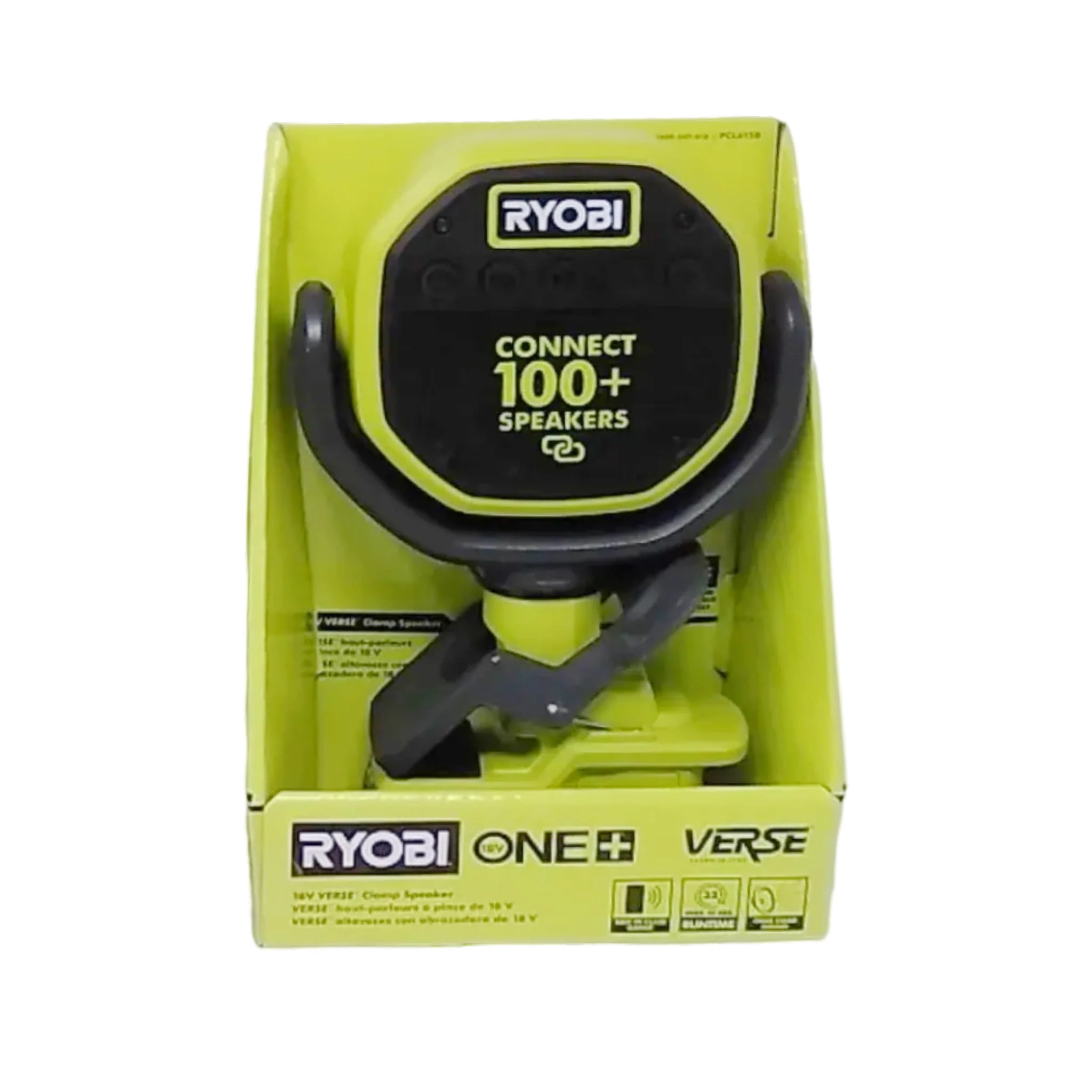 Ryobi ONE+ 18-Volt Cordless VERSE Clamp Speaker (Tool Only) - Walmart.com