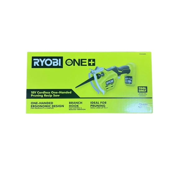 Ryobi ONE+ 18V, Electric Cordless Pruning Reciprocating Saw, 2600SPM