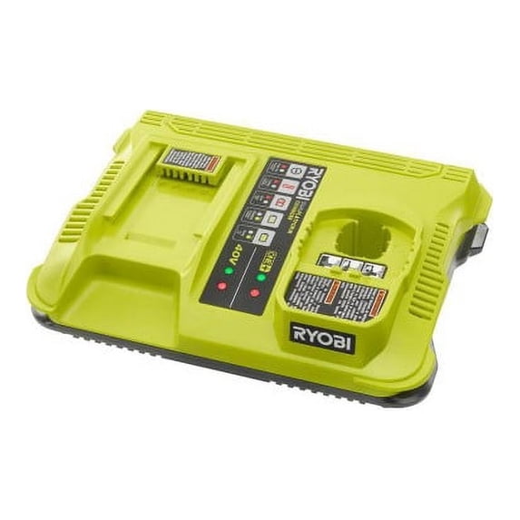 Ryobi ONE+ Lithium-Ion Dual Platform Charger for RYOBI 18-Volt ONE+ and 40-Volt Batteries