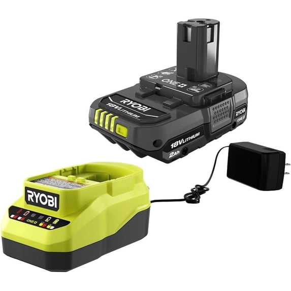 Ryobi One+ 18v Lithium Ion 2.0ah Battery and Charger Kit, Extreme ...