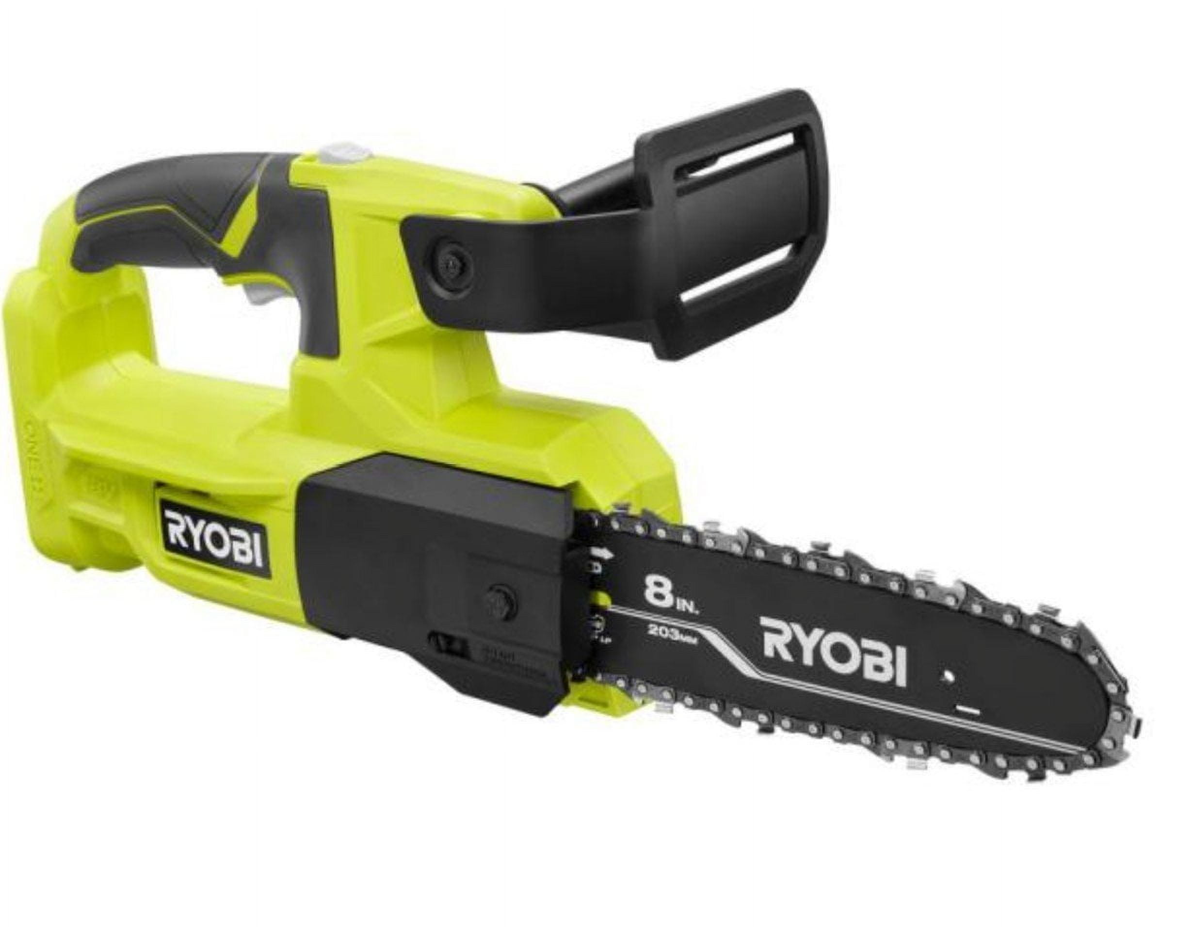 Ryobi One+ 8 in. 18-Volt Lithium-Ion Battery Pruning Chainsaw (Tool-Only) 