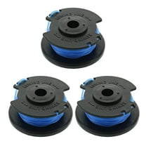 Compatible with Ryobi One AC14RL3A OEM .065 Line and Spool Replacement (3 Pack) - Fits 18v, 24v, 40v Cordless Trimmers, Easy to Install Pre-Wound Spools for Hours of Trimming