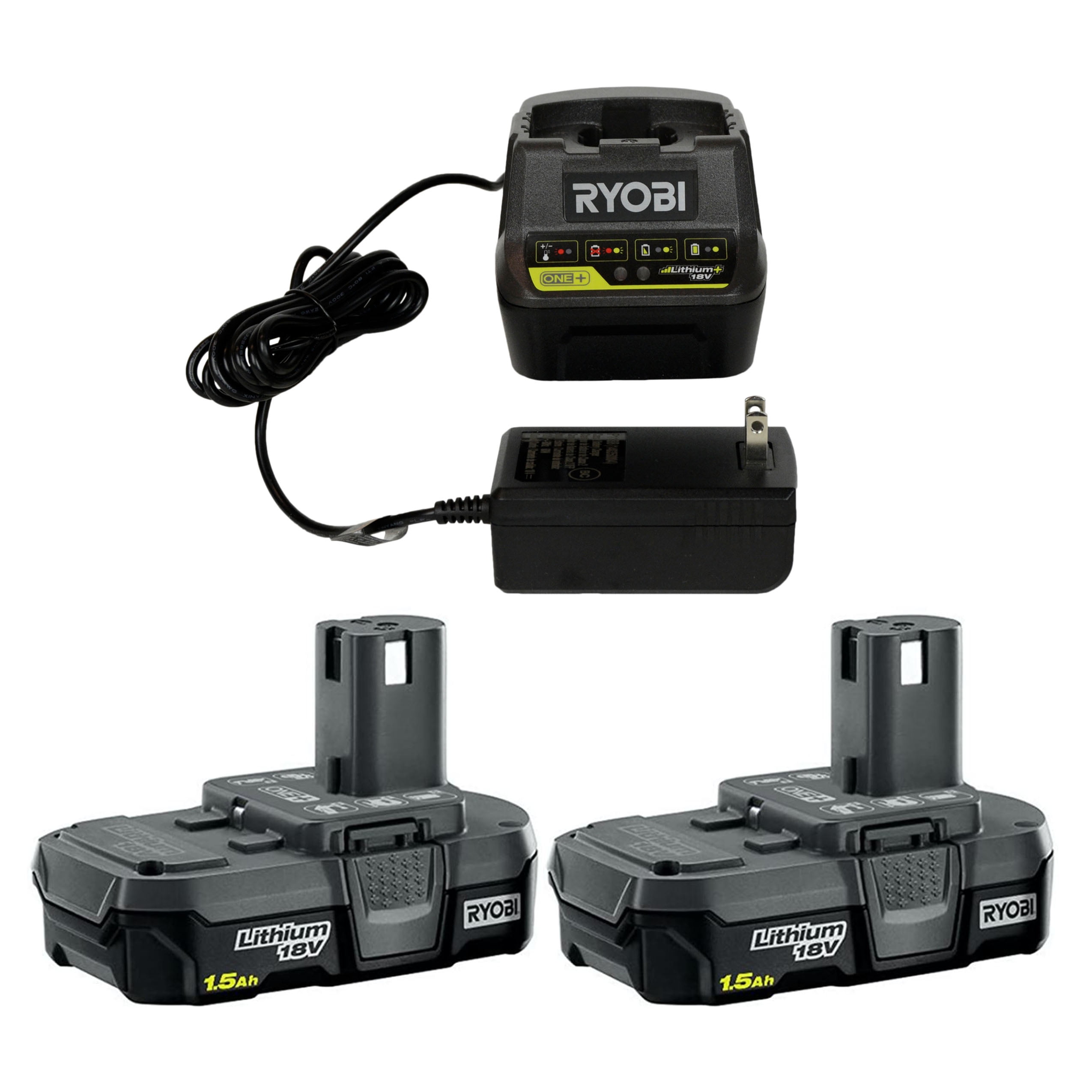Ryobi Power Tools: P118B 18V Lithium Rechargeable Battery Charger