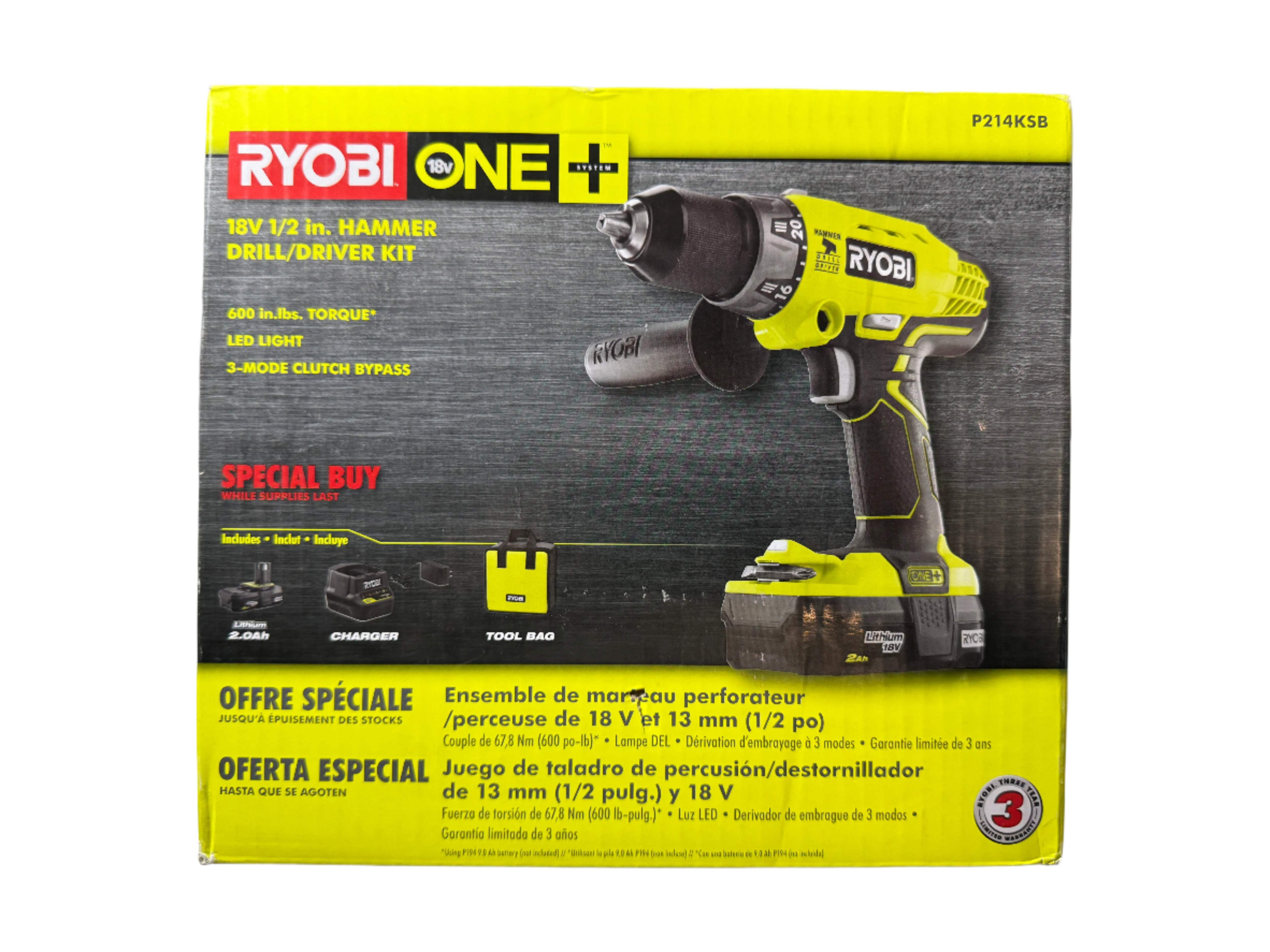 Ryobi p214ksb hotsell