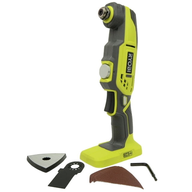 18V One+ Cordless Oscillating MultiTool Ryobi P343 and Attachments