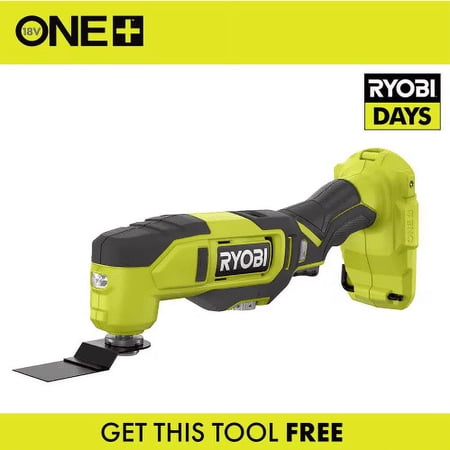 Ryobi P343 18V One+ Cordless Oscillating Multi-Tool w/ Attachments - Bare tool