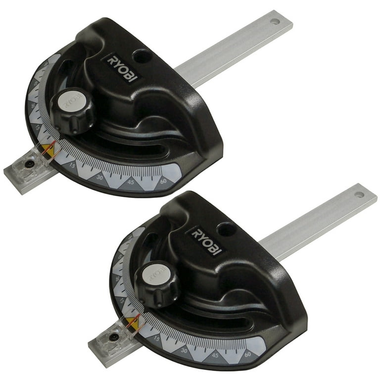 Ryobi P611 2 Pack of Genuine OEM Replacement Miter Gauges 089220105701 2PK
