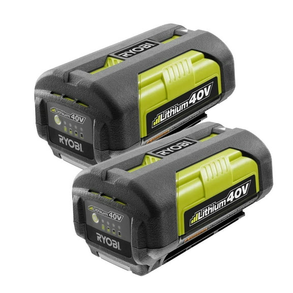 Ryobi RY40200 Trimmer (2 Pack) Replacement 40V Battery - 130186006-2PK