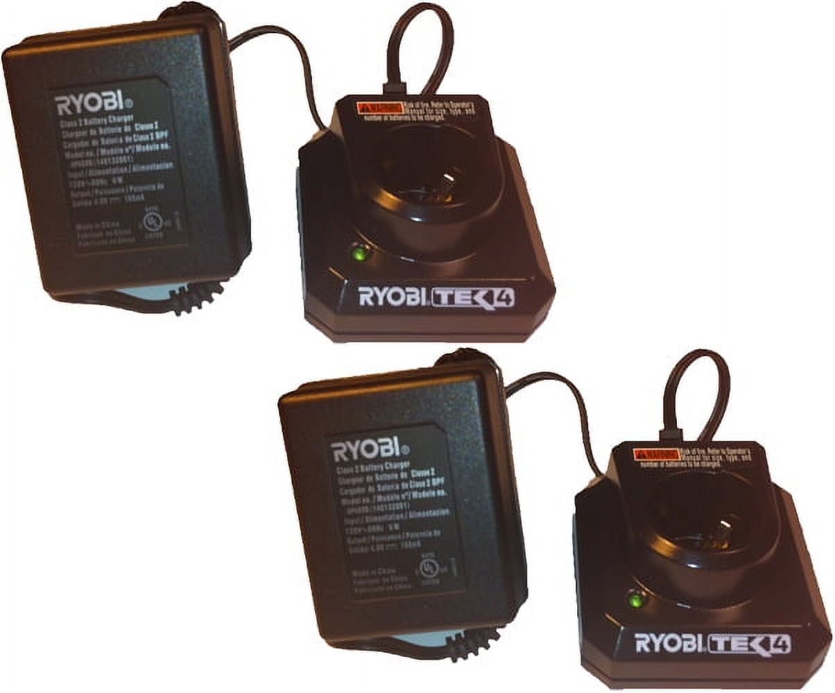 Ryobi TEK4 AP4800 Lion 4v 1012hr Charger (2 Pack) 140132001