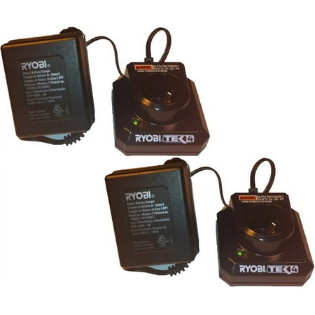 Ryobi TEK4 AP4800 Li-on 4v 10-12hr Charger (2 Pack) - 140132001