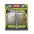 thumbnail image 1 of Ryobi, Titanium Drill Bit Set, 22 Piece, 1 of 3