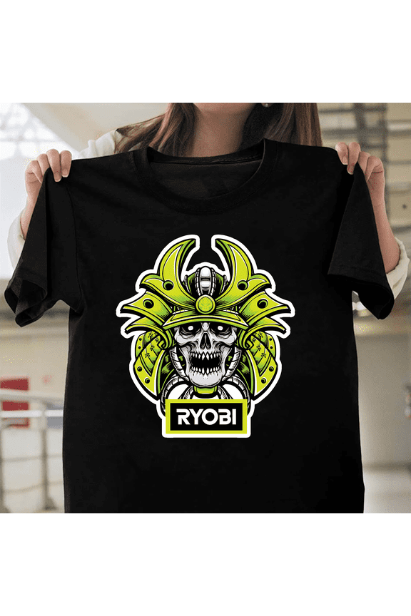 Ryobi Tools Green Logo Power Tools Workshop DIY Handyman Mechanic Graphic V1130665 Unisex T-Shirt, Size Up to 5XL