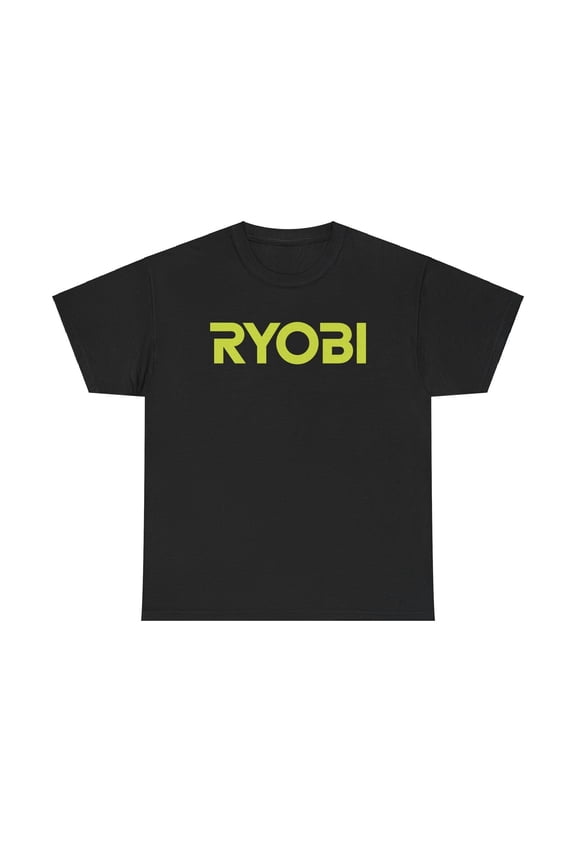 Ryobi Tools Hardware T Shirt Black Green Cotton Tee Merch Apparel Auto Gear