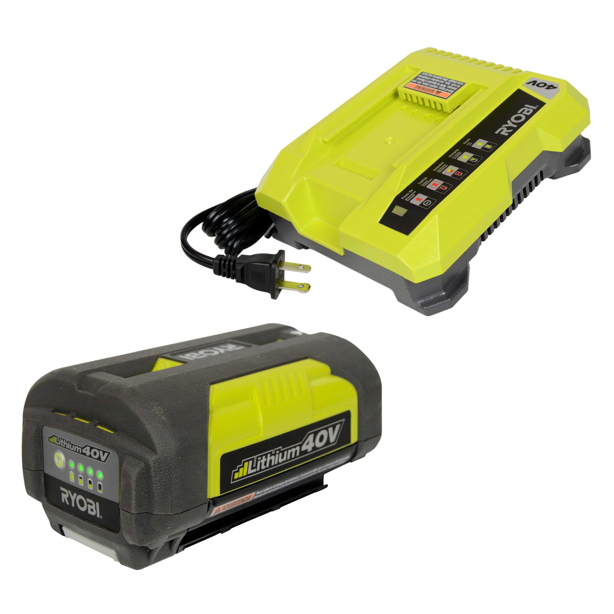 Ryobi Tools OP401 40V Lithium Ion Battery Charger One OP4026 40V Battery