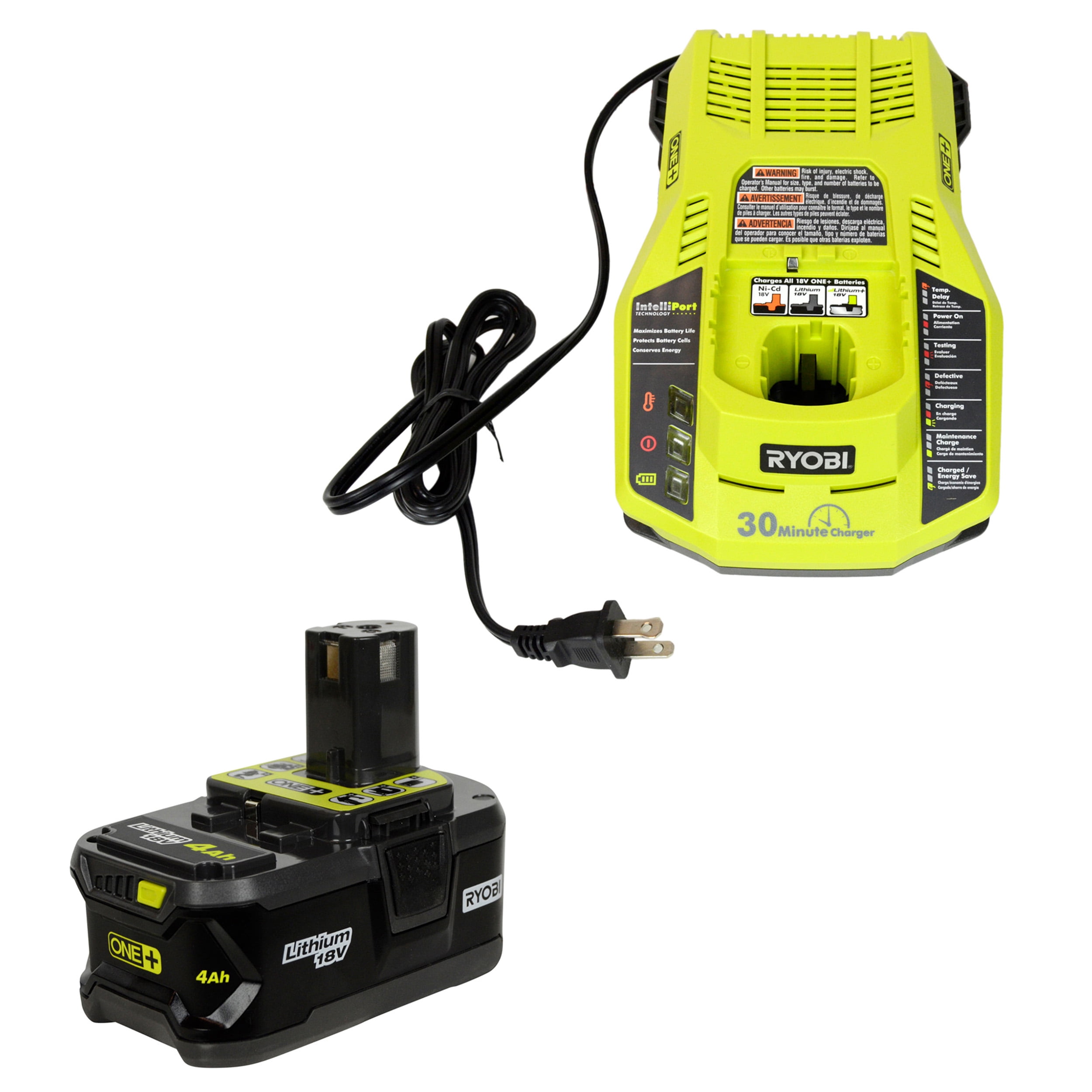 Defective ryobi 18v battery new arrivals