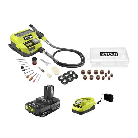 Ryobi18V ONE+ ROTARY TOOL STATION KIT - Battery and Charger Included