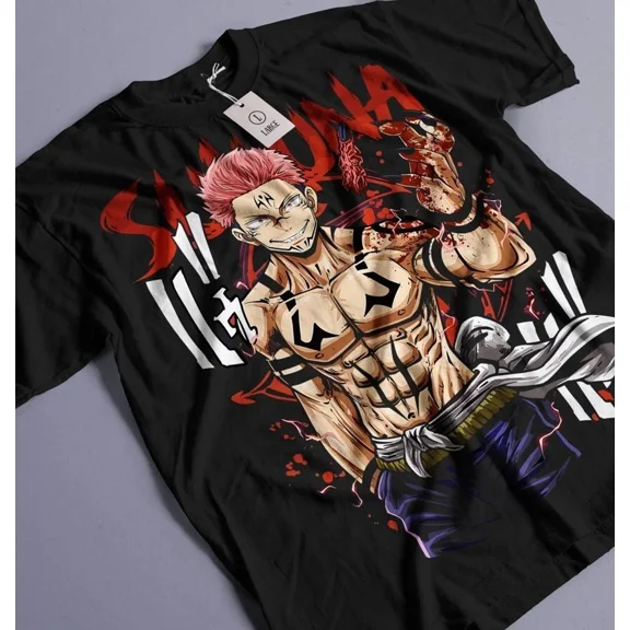 Ryomen Sukuna T-Shirt Jujustu Kaisen jujutsu kaisen Horror gift Shirt All Size