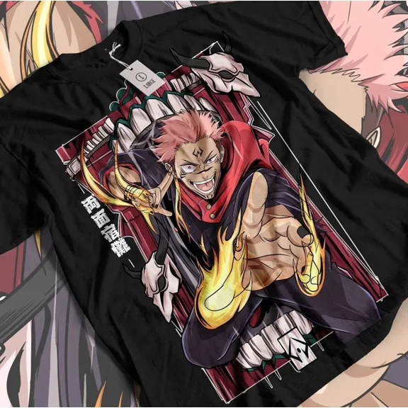Ryomen Sukuna T-Shirt Jujustu Kaisen jujutsu kaisen Horror gift Shirt All Size