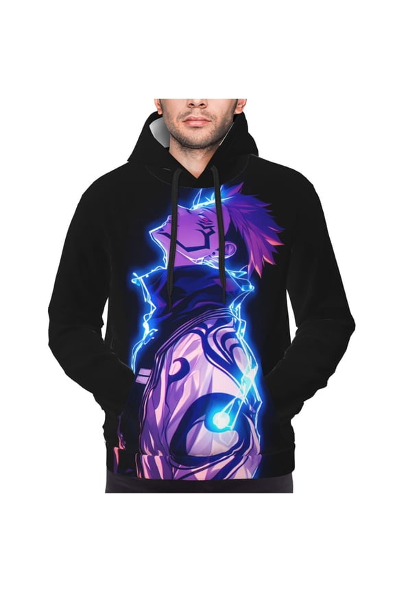 Ryomen Sukuna Yuji Itadori Hoodies For Men Hoodie Pullover Long Sleeve Hooded Sweatshirt With Pockets