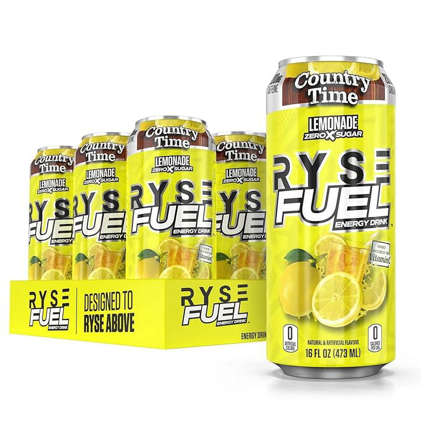 Ryse Fuel Energy Drink - Country Time Lemonade, 16 fl oz - Walmart.com